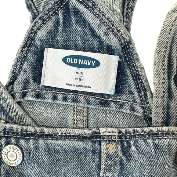 Distressed Acid-Wash Jean Overalls for
Girls | Old Navy - Picture 8 of 8